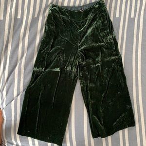 Madewell Velour Wide Legged Pants